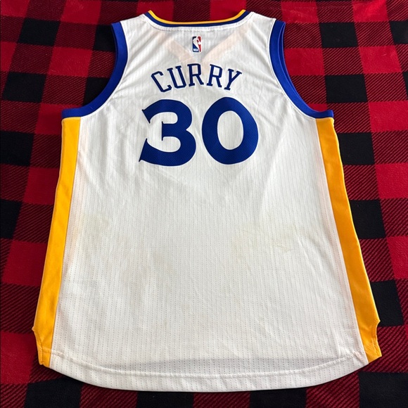 adidas Other - Golden State Warriors #30 Steph Curry 2016 Vintage NBA Adidas Swingman Jersey